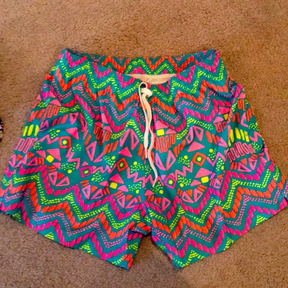 Chubbies Hidden Templars swim trunks mens medium